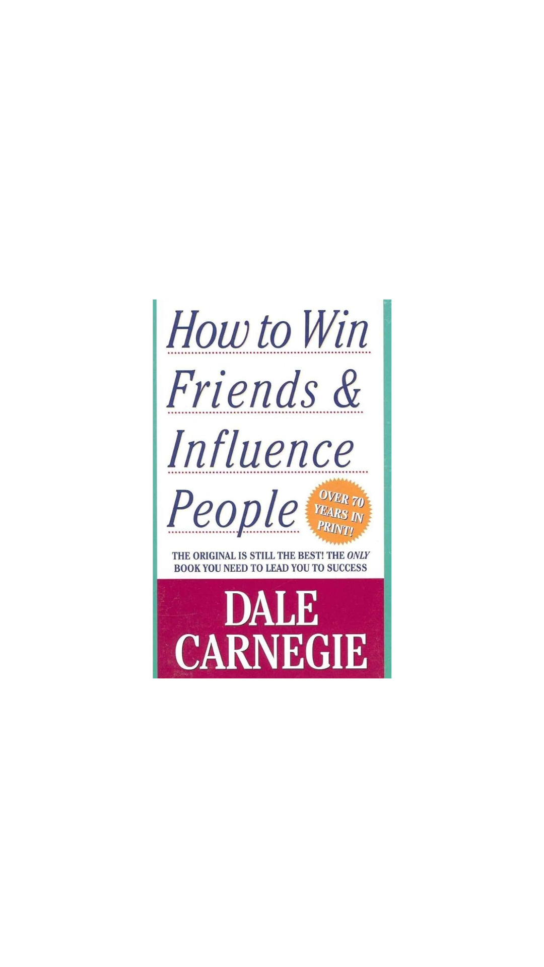 How To Win Friends And Influence People cover