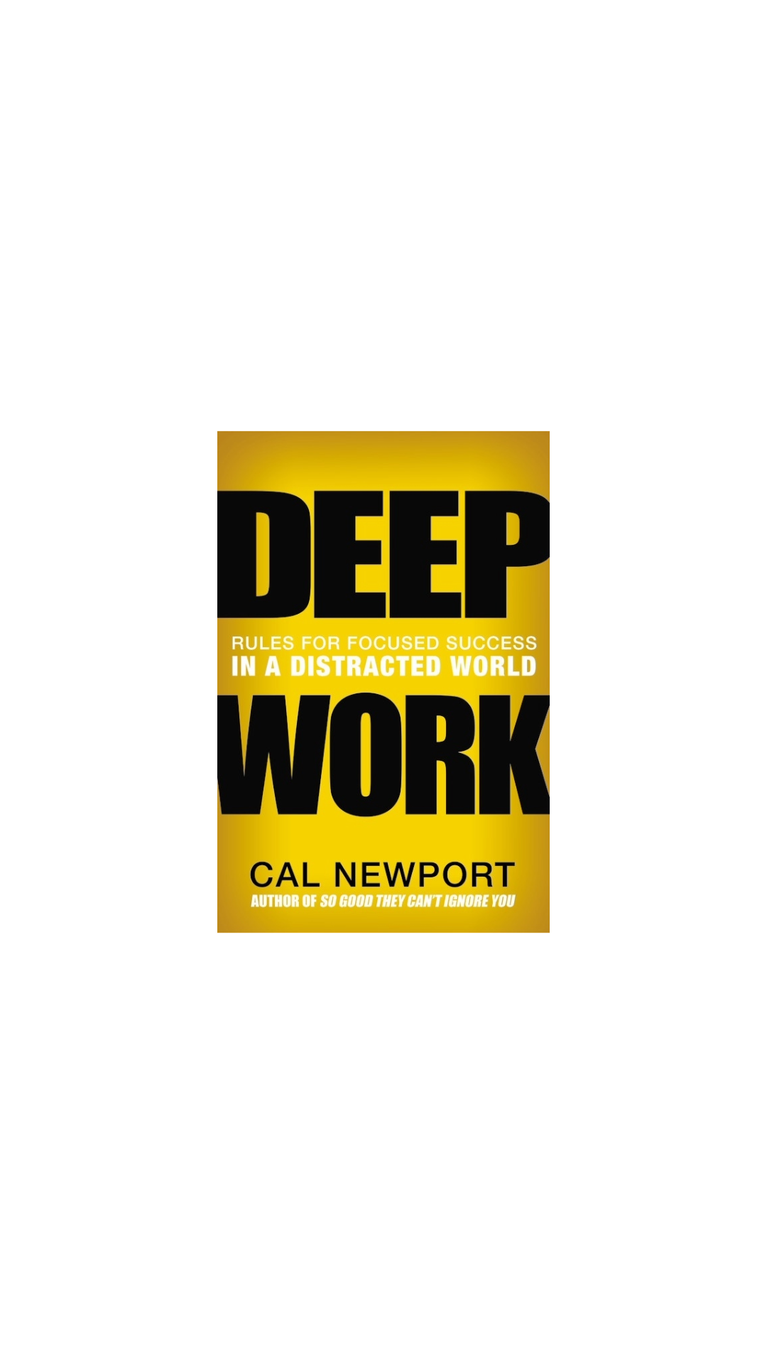 Deep Work cover