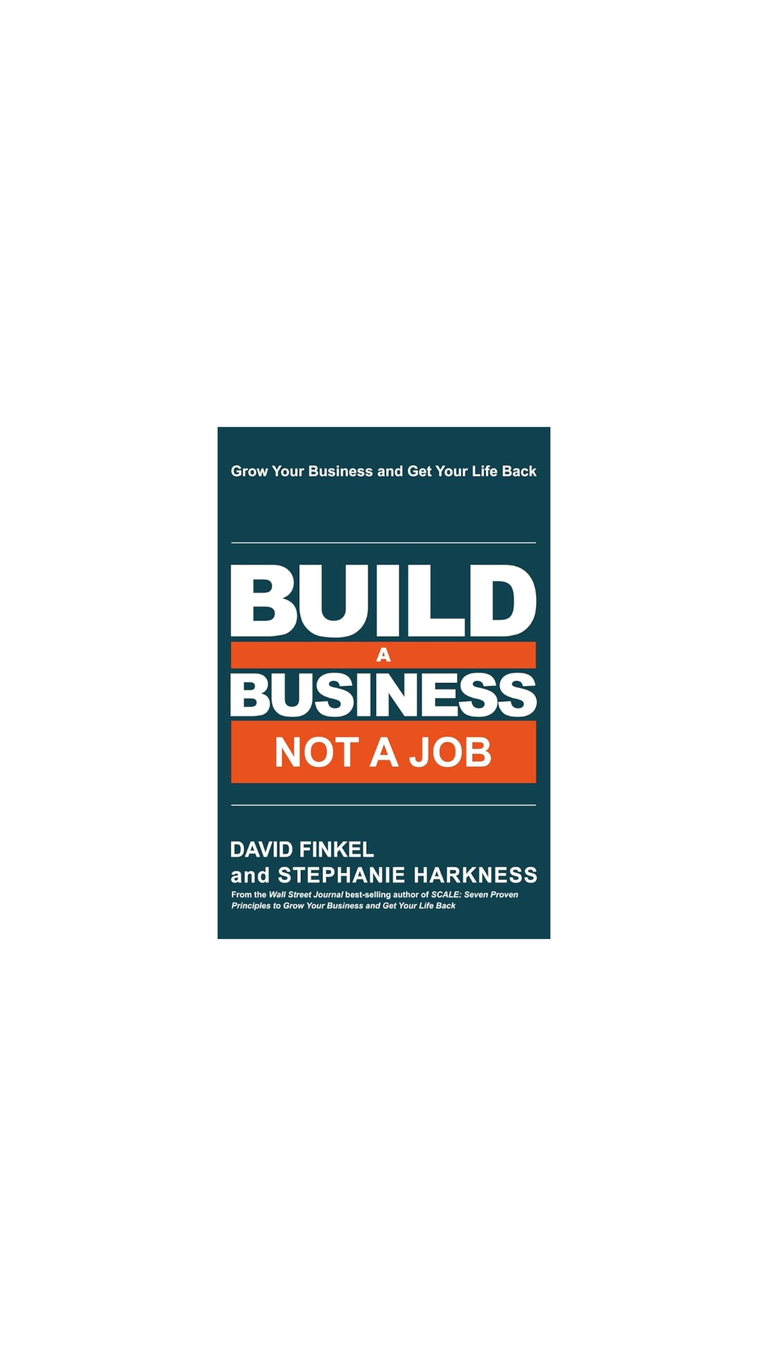 Build a Business Not a Job cover