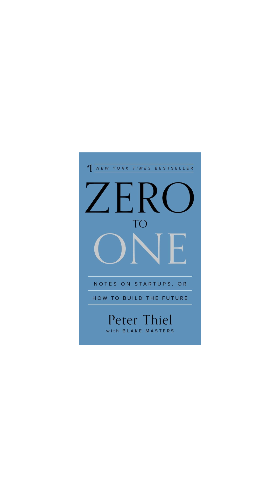 Zero to One cover