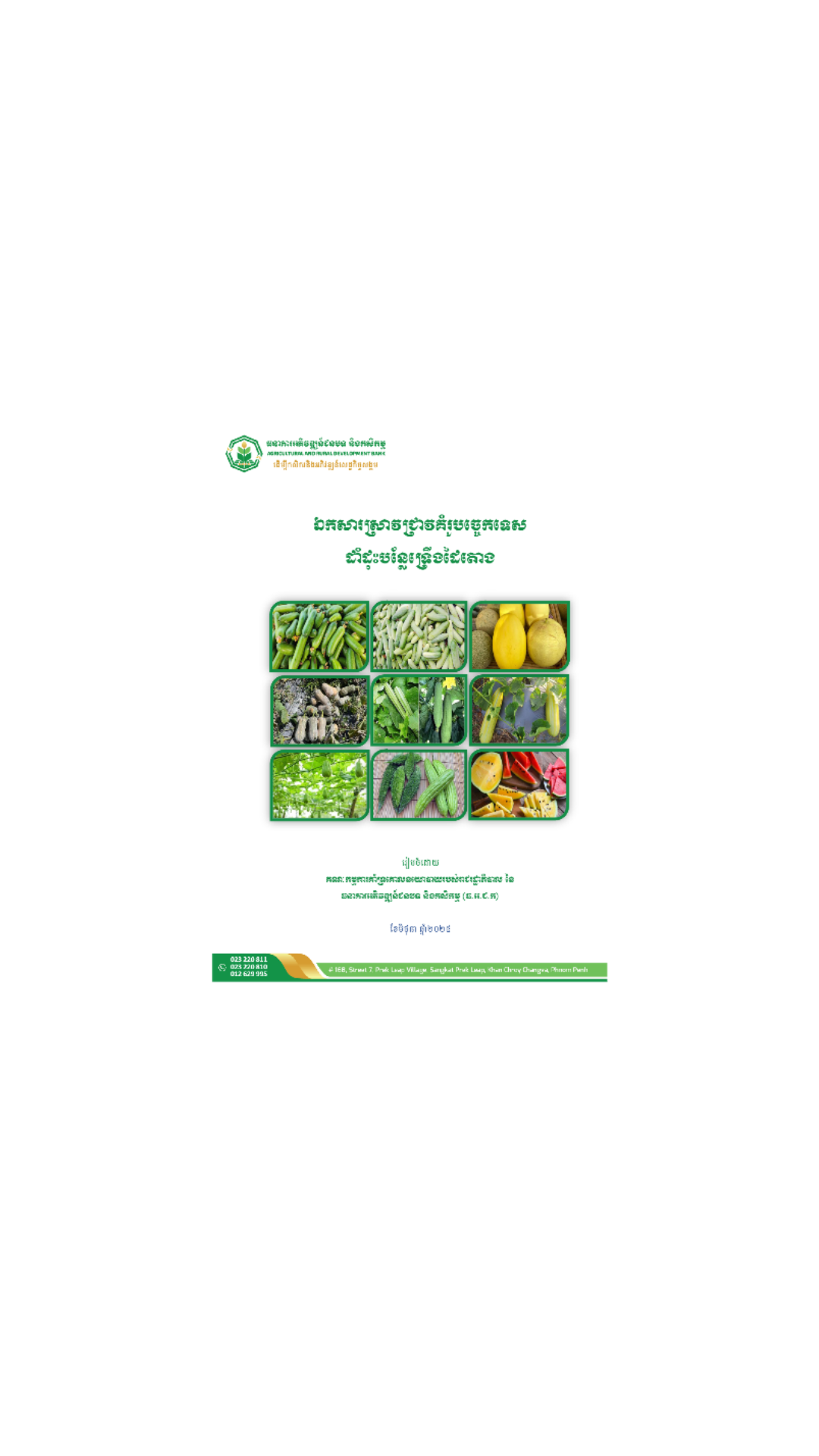 ឯកសារស្រាវជ្រាវគំរូបច្ចេកទេសដាំដុះបន្លែទ្រើងដៃតោង cover