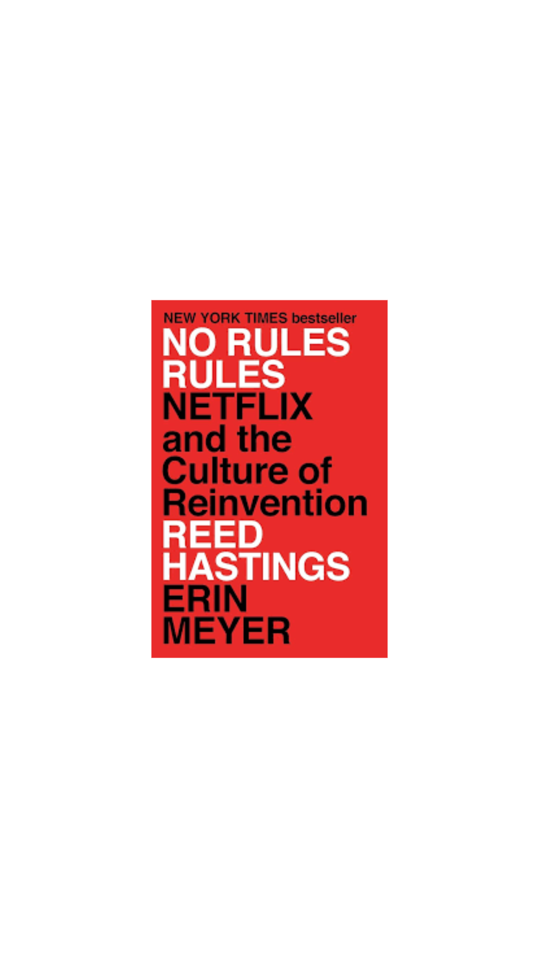 No Rules Rules cover