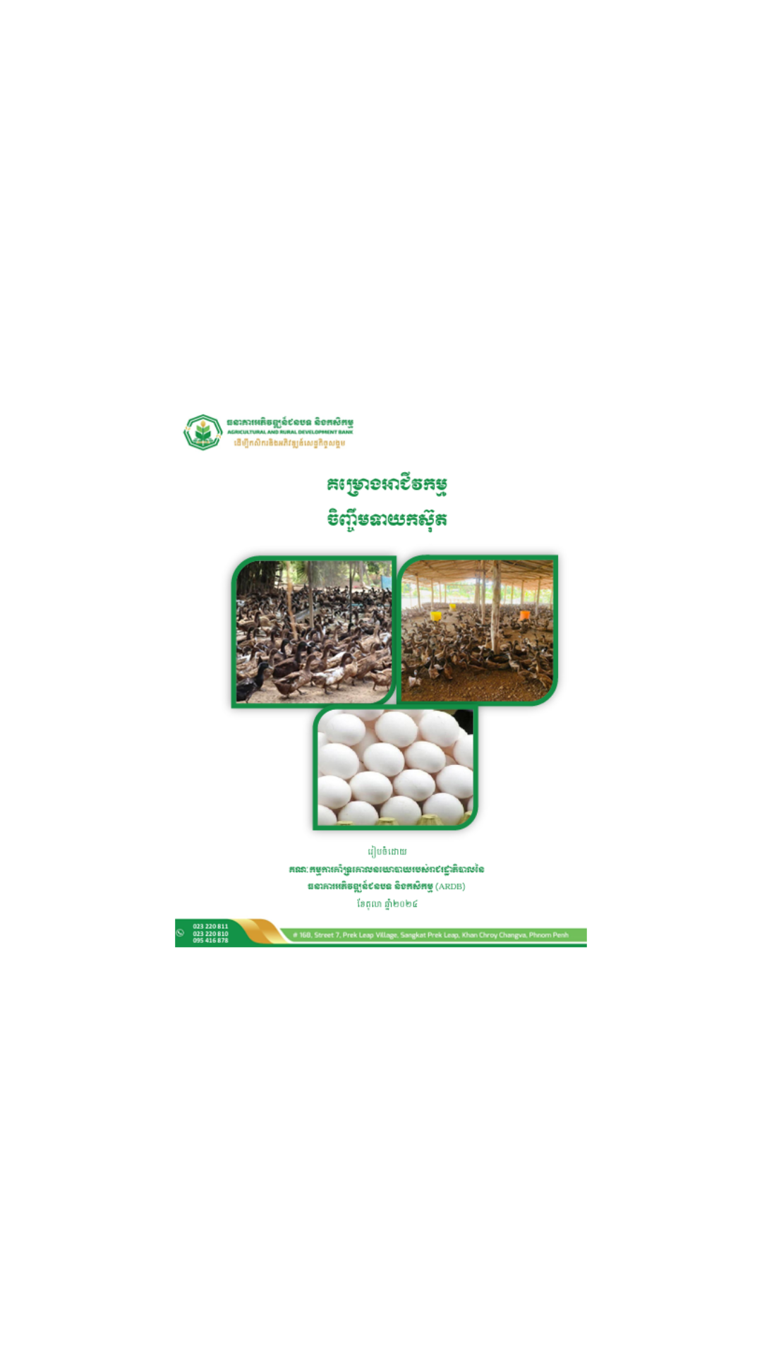 គម្រោងអាជីវកម្មចិញ្ចឹមទាយកស៊ុត cover