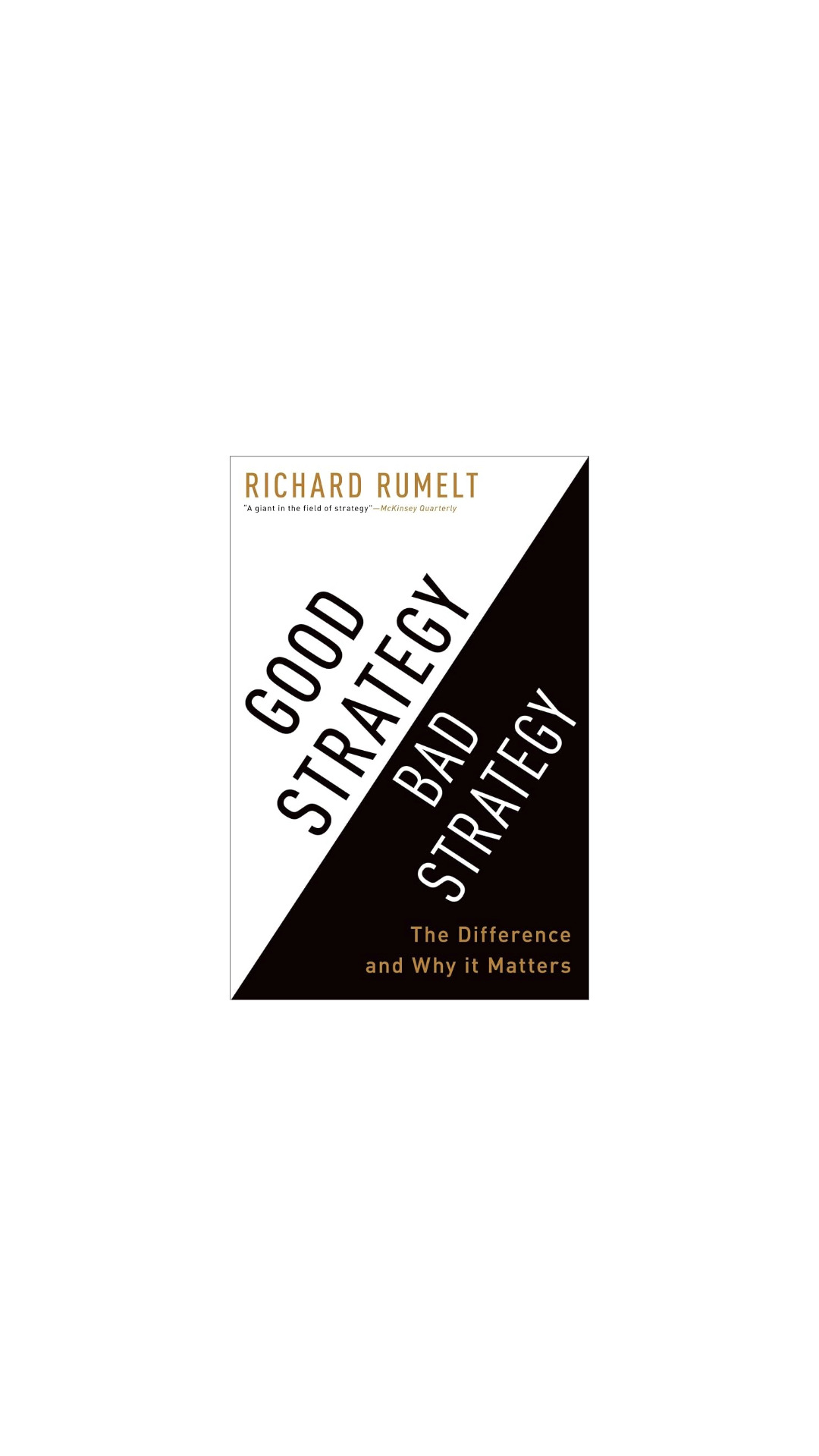 Good Strategy, Bad Strategy cover